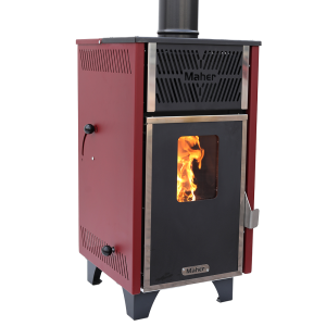 Maher Pelet Sobası (6 kW) (Bordo)